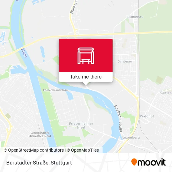 Карта Bürstadter Straße