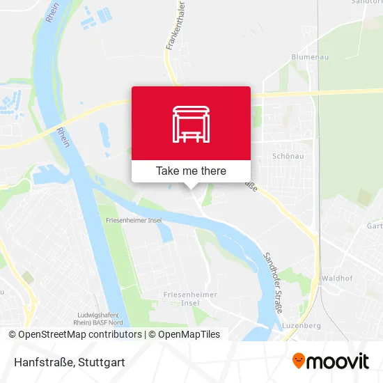Карта Hanfstraße