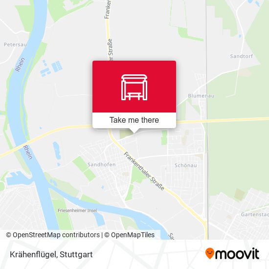 Krähenflügel map