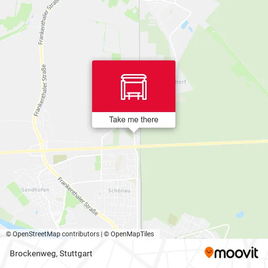 Карта Brockenweg