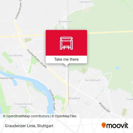 Карта Graudenzer Linie