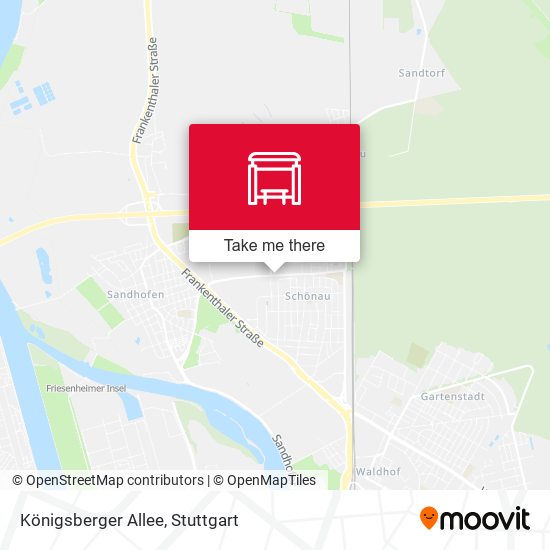 Königsberger Allee map