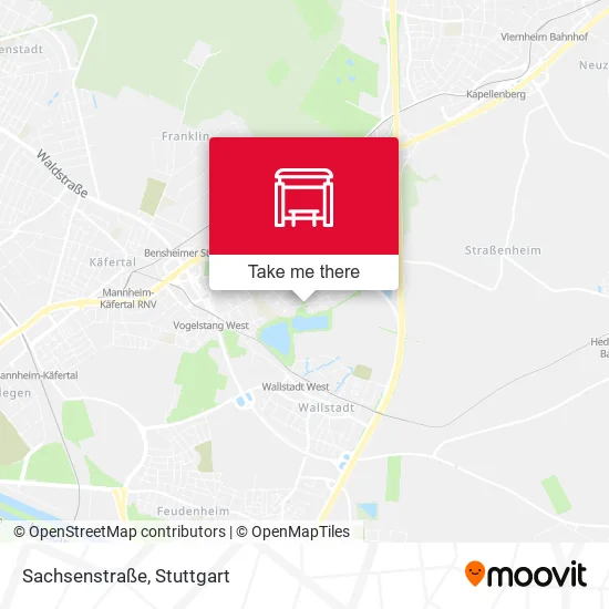 Карта Sachsenstraße