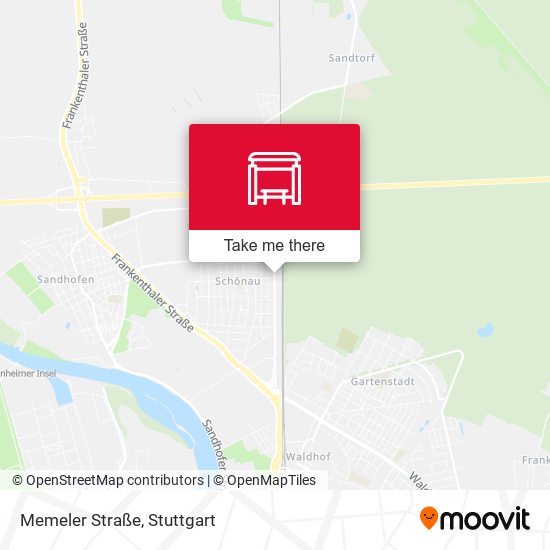 Карта Memeler Straße