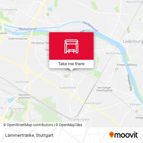 Карта Lämmertränke