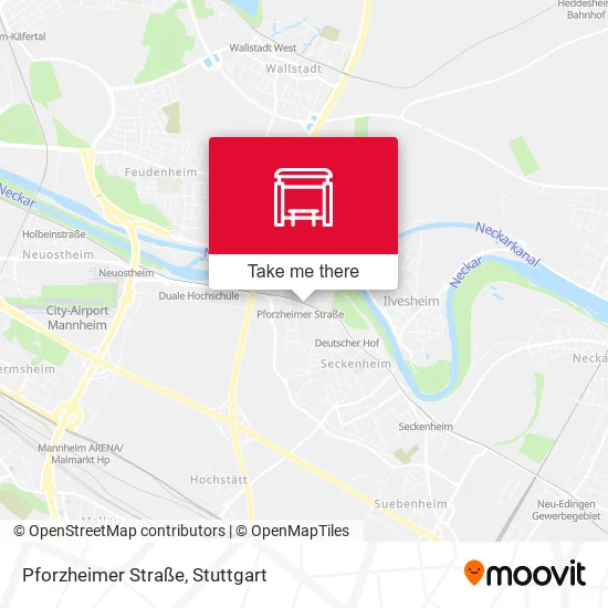 Карта Pforzheimer Straße