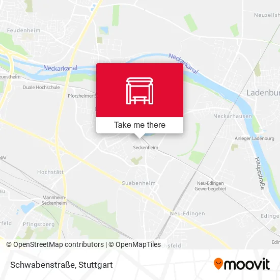 Карта Schwabenstraße