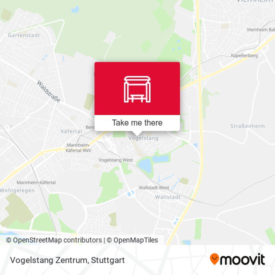 Vogelstang Zentrum map