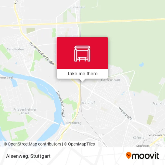 Карта Alsenweg