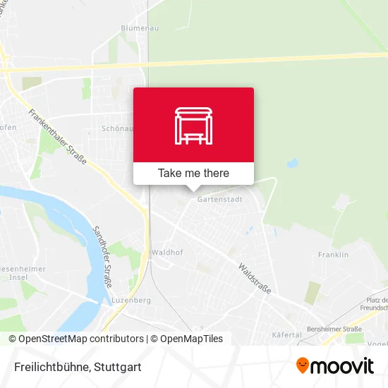 Карта Freilichtbühne