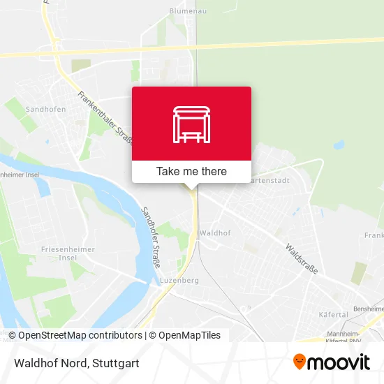 Карта Waldhof Nord