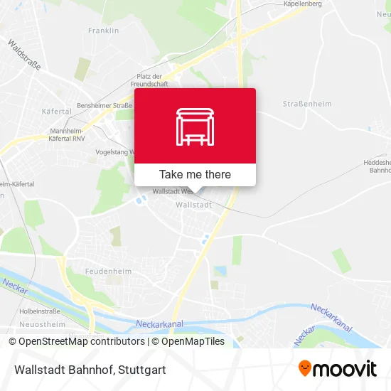 Карта Wallstadt Bahnhof