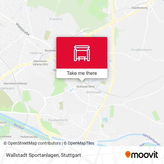 Карта Wallstadt Sportanlagen
