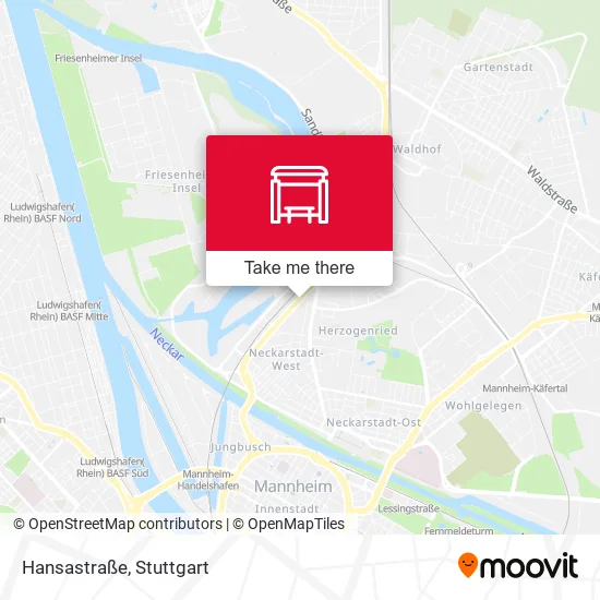 Карта Hansastraße