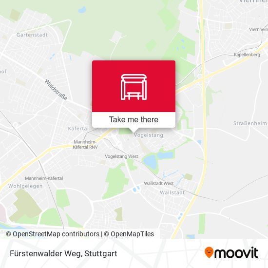 Карта Fürstenwalder Weg
