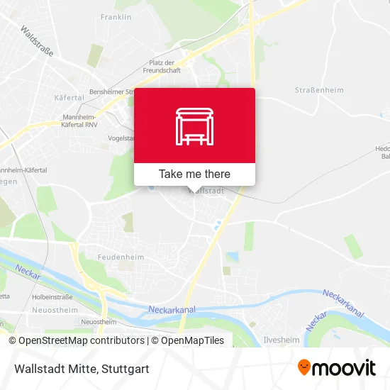 Карта Wallstadt Mitte