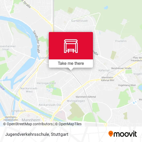 Карта Jugendverkehrsschule