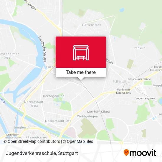 Карта Jugendverkehrsschule