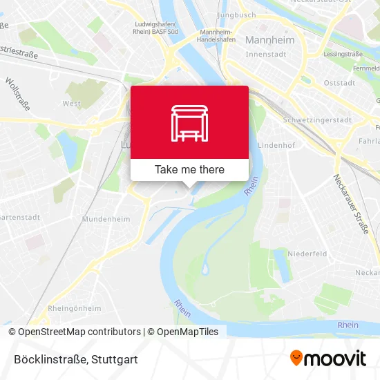 Карта Böcklinstraße