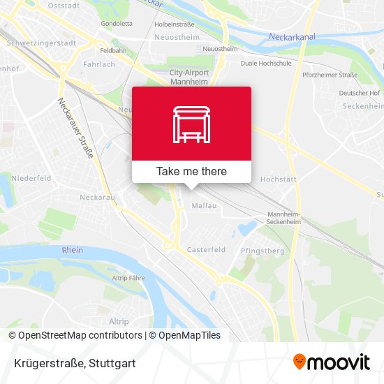Krügerstraße map