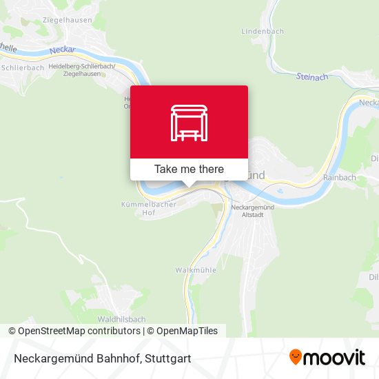 Neckargemünd Bahnhof map