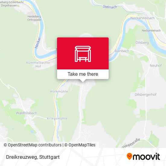 Карта Dreikreuzweg