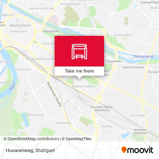 Карта Husarenweg