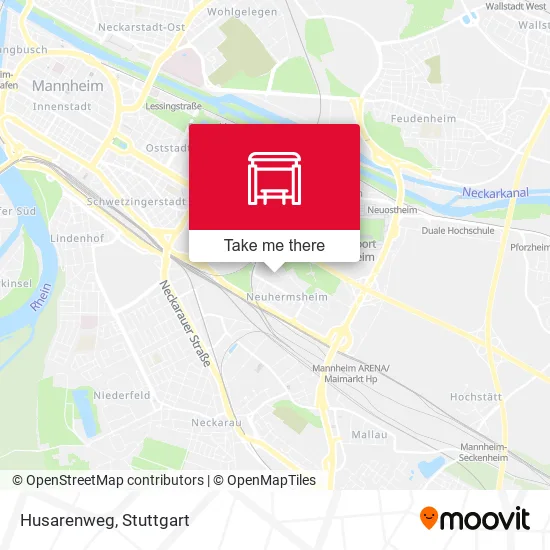 Карта Husarenweg