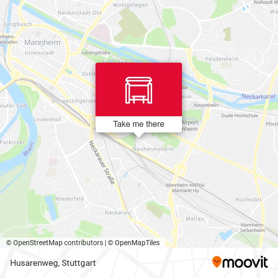 Карта Husarenweg