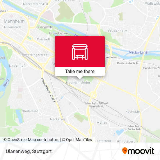Карта Ulanenweg