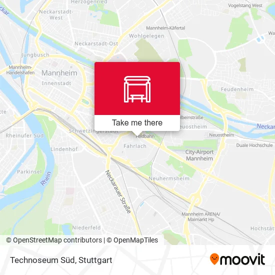 Карта Technoseum Süd