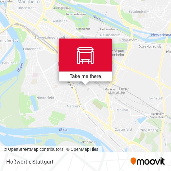 Floßwörth map