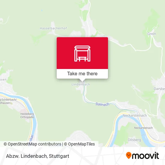 Карта Abzw. Lindenbach
