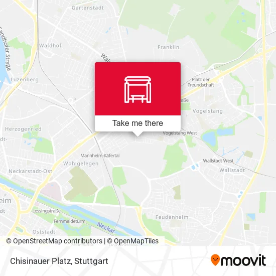 Карта Chisinauer Platz