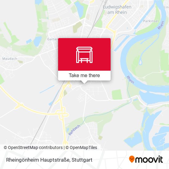 Rheingönheim Hauptstraße map
