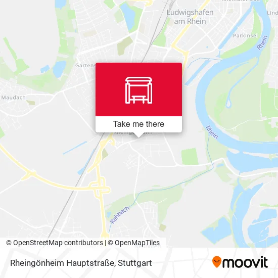Карта Rheingönheim Hauptstraße