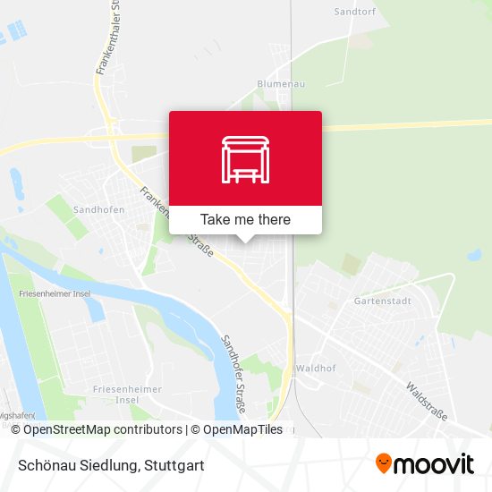 Schönau Siedlung map