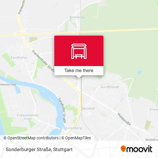 Карта Sonderburger Straße