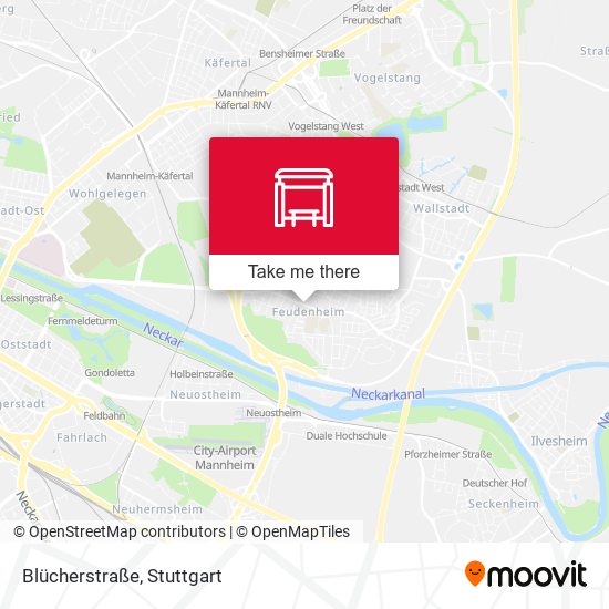 Blücherstraße map