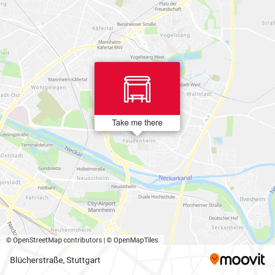 Карта Blücherstraße