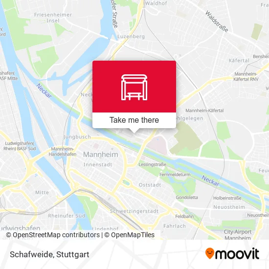 Карта Schafweide