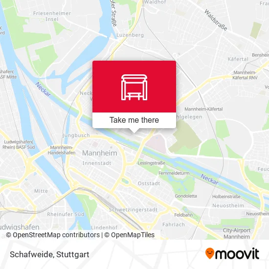 Карта Schafweide