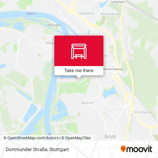 Карта Dortmunder Straße