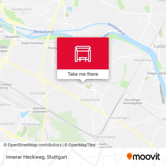 Карта Innerer Heckweg