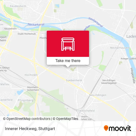 Карта Innerer Heckweg