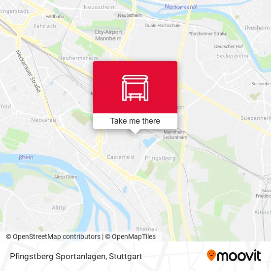 Карта Pfingstberg Sportanlagen