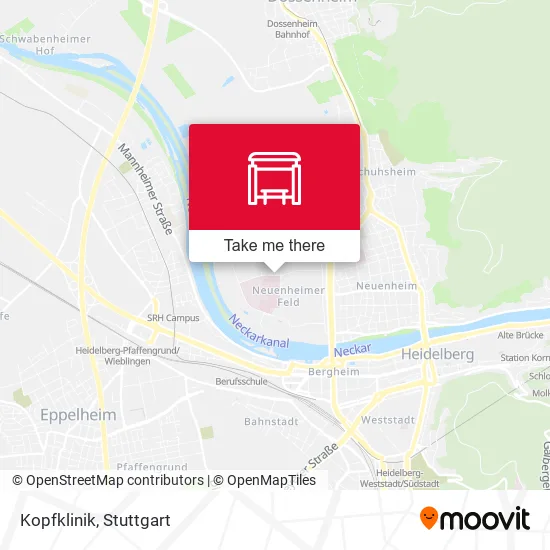 Карта Kopfklinik