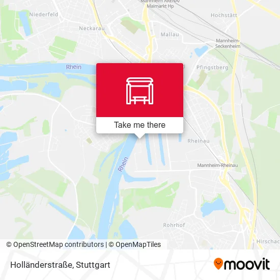 Карта Holländerstraße