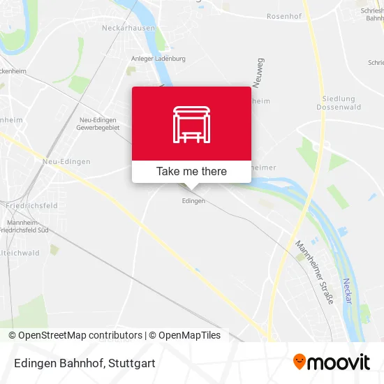 Карта Edingen Bahnhof