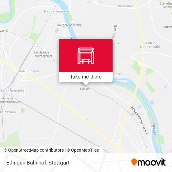 Карта Edingen Bahnhof